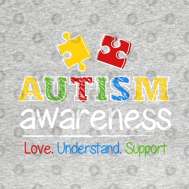 Autism Love Understand Support by specaut